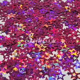Seikiss Retro Stars Shape Glitter - Pink Glitter